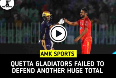 Quetta Gladiators failed to defend another huge total