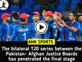 The bilateral T20 series between the boards of Pakistan and Afghanistan has penetrated the final stage. The bilateral T20 series between Pakistan and Afghanistan justice boards has penetrated the final stage