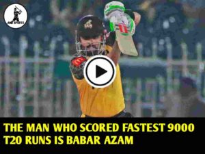 Babar Azam broke Another record of scoring  fastest 9000 t20 runs