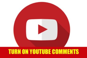 how to turn on comments on youtube