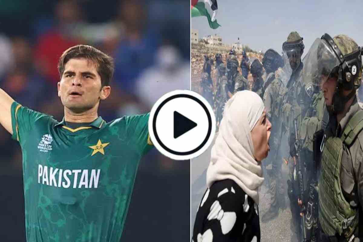 Meaningful statement from Shaheen Afridi about violence against Palestinians