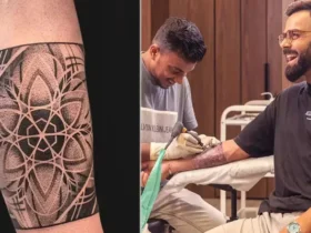 What does Virat Kohli's new tattoo represent?